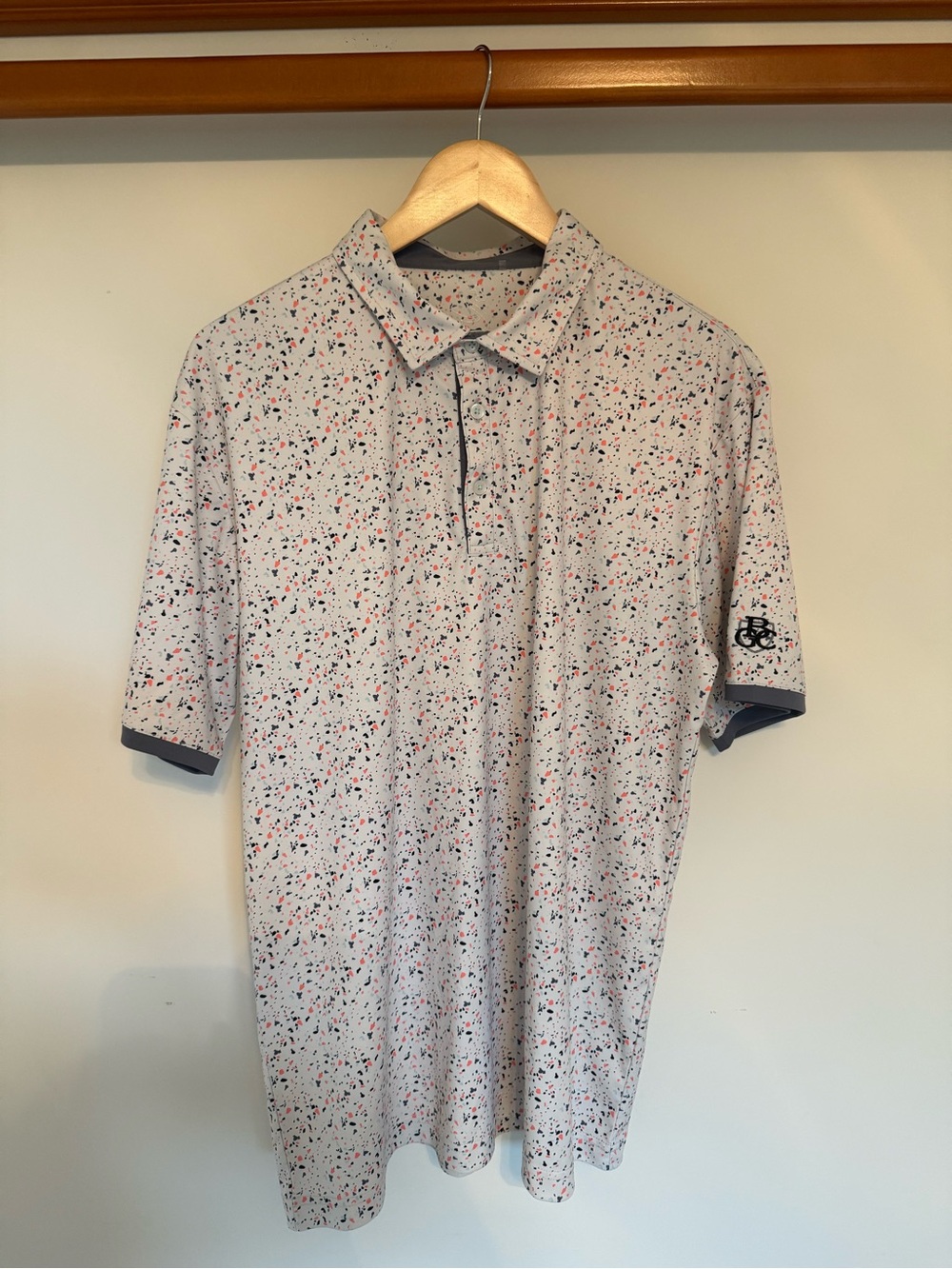 Swannies Golf Paint Splatter Polo 👕